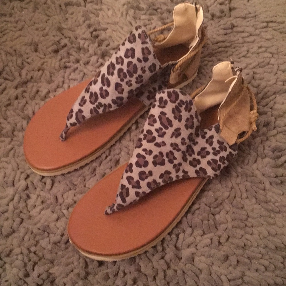 Animal Print Sandals